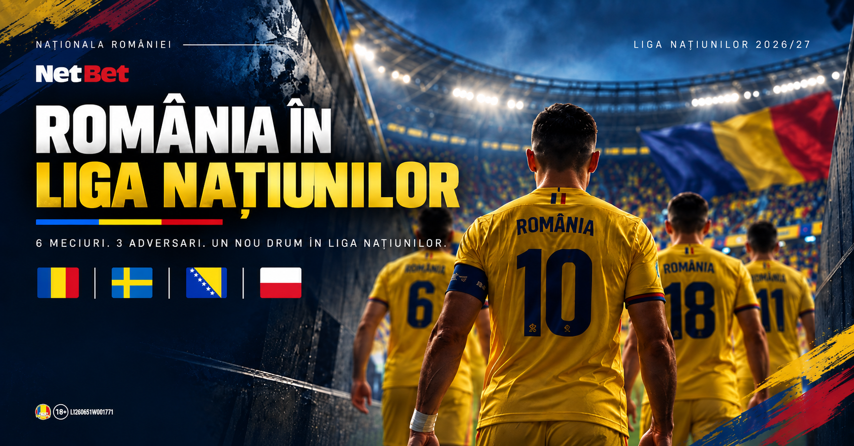 România în Liga Națiunilor 2026/27 - programul meciurilor și adversarii din grupa B4
